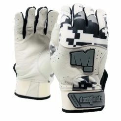 Dominate CAMO BLACK/GREY BATTING GLOVES