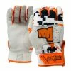Dominate CAMO BLACK/ORANGE BATTING GLOVES