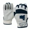 Dominate NEW WHITE/NAVY BATTING GLOVES