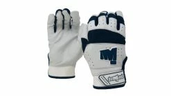 Dominate NEW WHITE/NAVY BATTING GLOVES