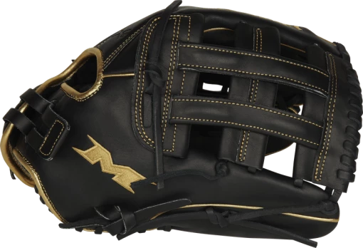Hot Sale – Miken Black & Gold PRO Series 13″ LE Slowpitch Fielding Glove: PRO130-BG - Image 2