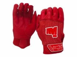 Dominate RED BATTING GLOVES