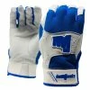 Dominate WHITE/ROYAL BATTING GLOVES