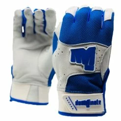 Dominate WHITE/ROYAL BATTING GLOVES