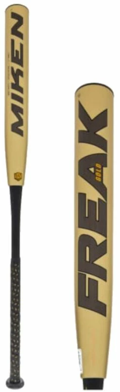 Miken 2021 Freak Gold Maxload USA League Slowpitch Softball Bat 12” Barrel