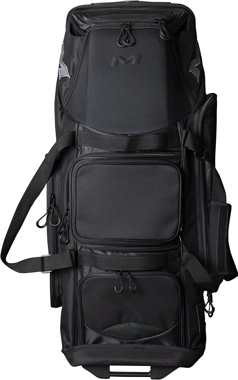 Miken MK7X Pro Wheeled Bag Softball Equipment Bag Black - Image 2