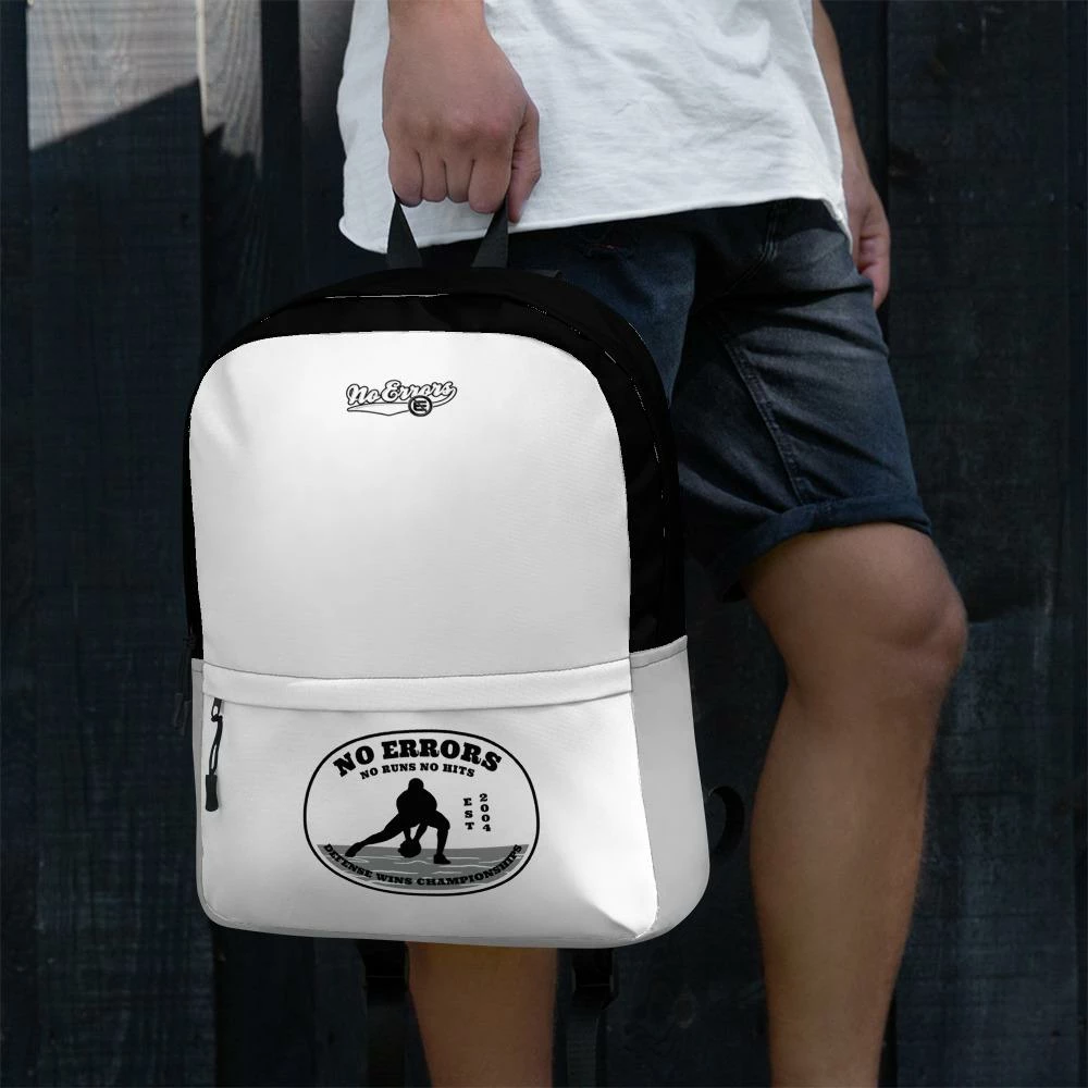 No Errors Sports NE No Runs No Hits School Backpack - Image 12