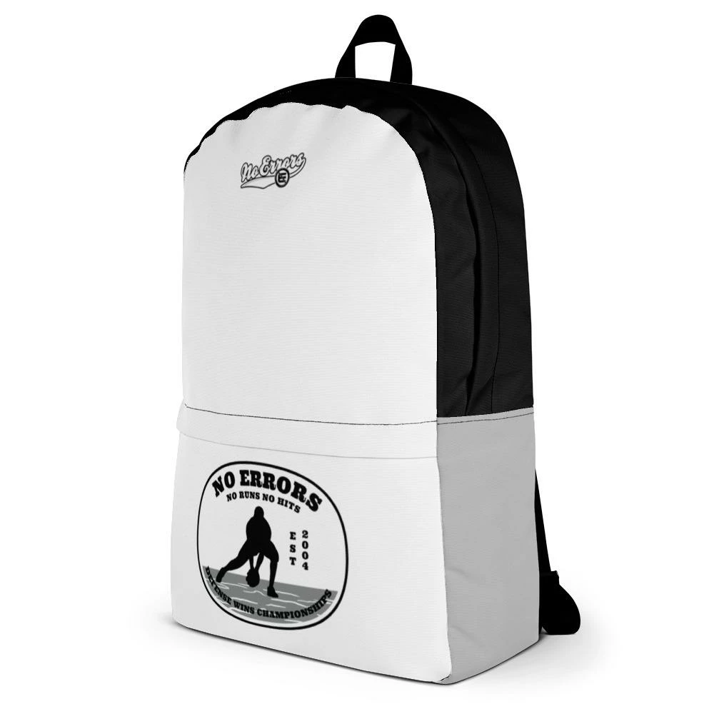 No Errors Sports NE No Runs No Hits School Backpack - Image 3