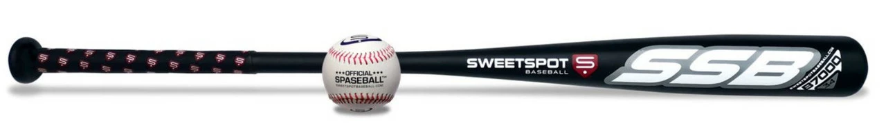 Sweetspot Baseball Bat Senior 34" Spaseball Practice Combo