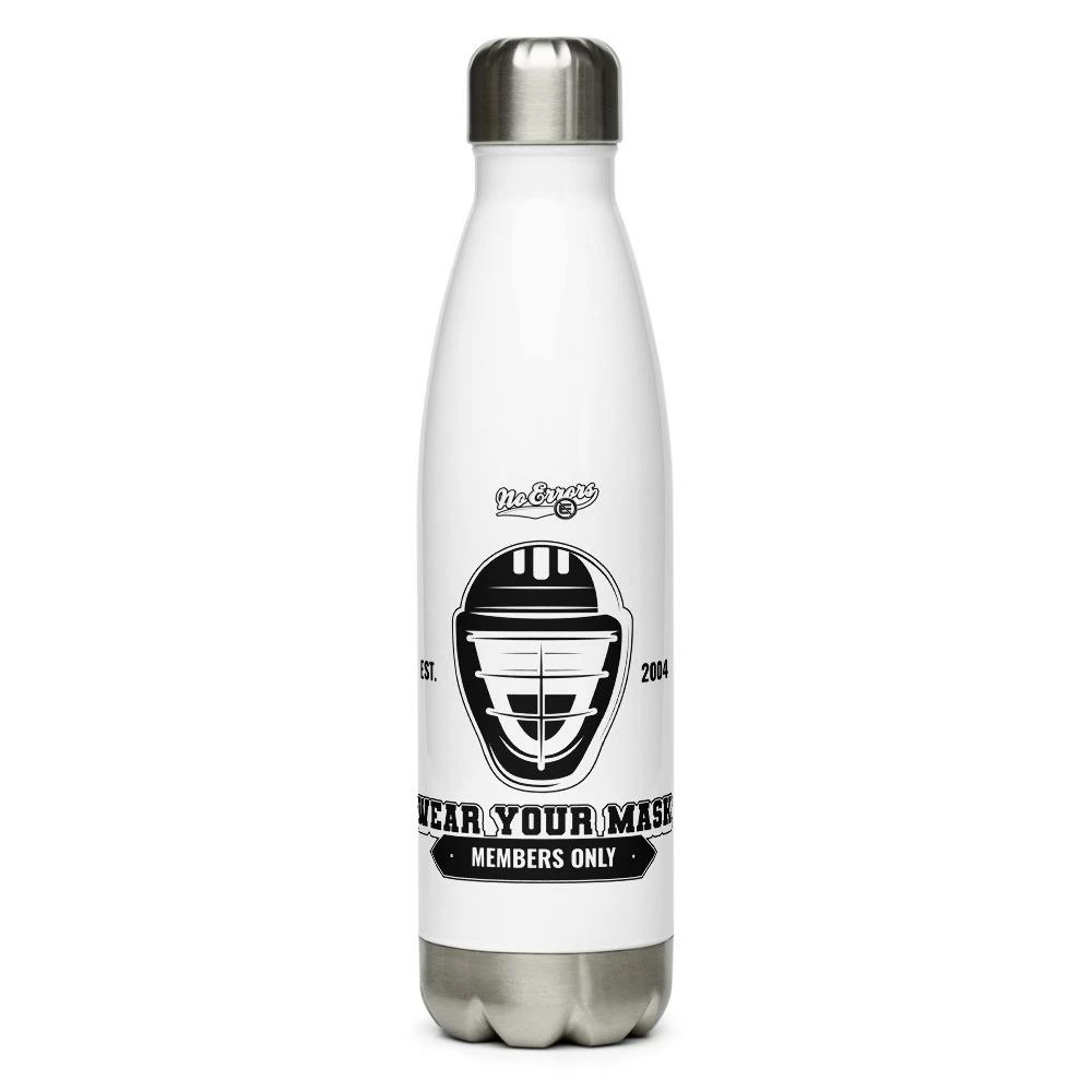 No Errors Sports Wear Your Mask Stainless Steel Water Bottle - Image 2