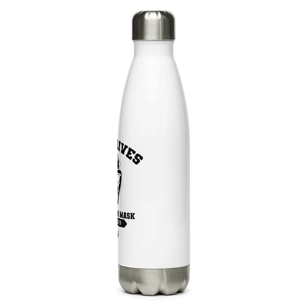 No Errors Sports Wear Your Mask Stainless Steel Water Bottle - Image 4