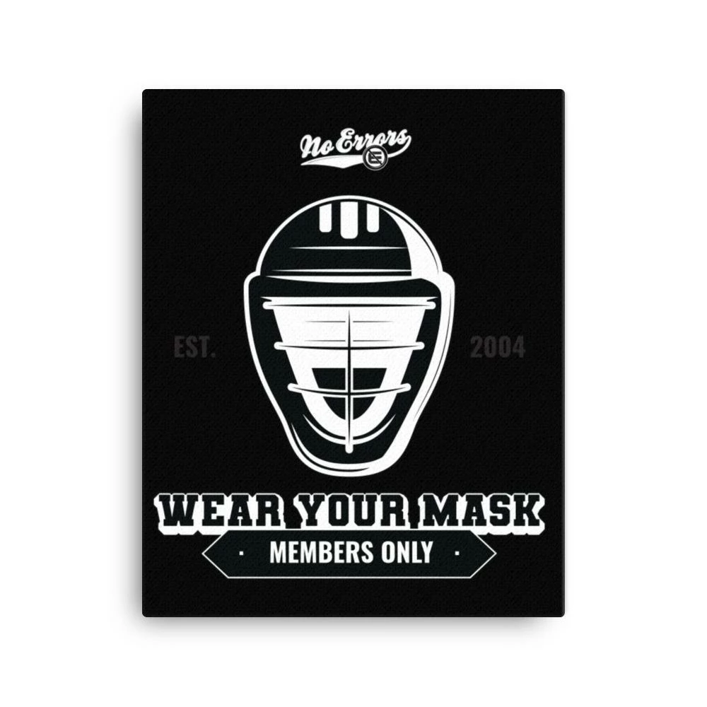 No Errors Sports Wear Your Mask Wall Canvas - Image 4