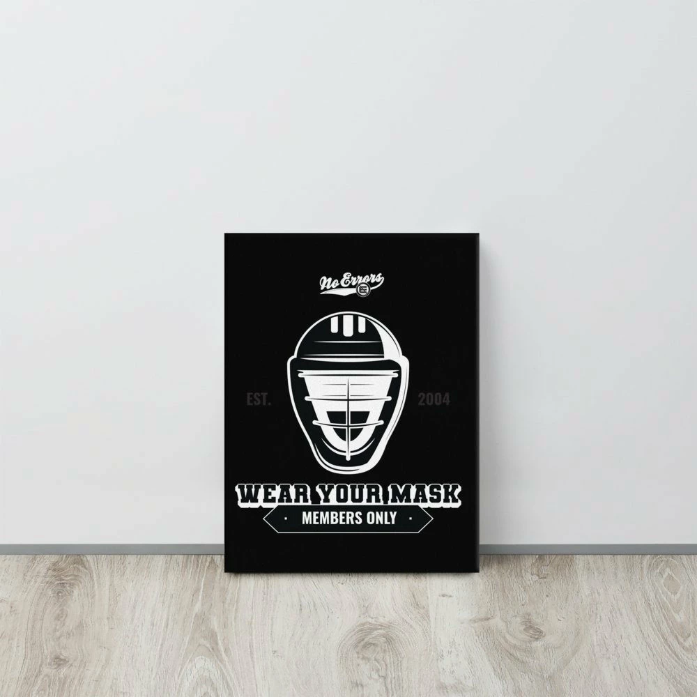 No Errors Sports Wear Your Mask Wall Canvas - Image 10