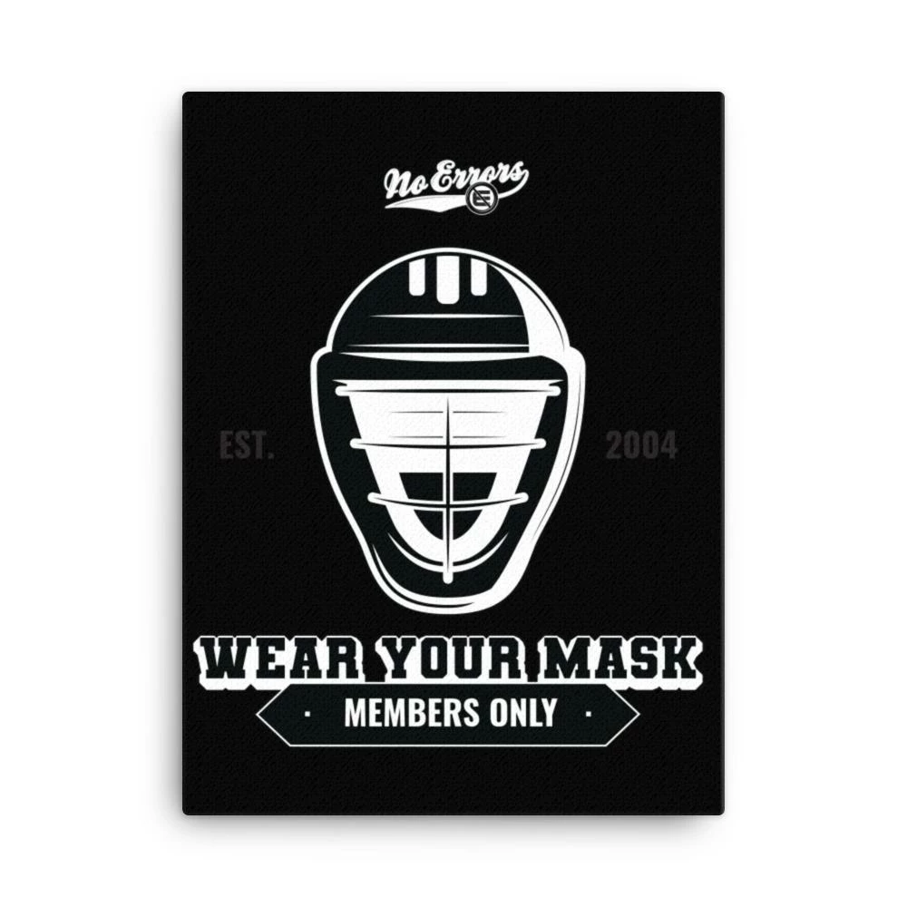 No Errors Sports Wear Your Mask Wall Canvas - Image 5