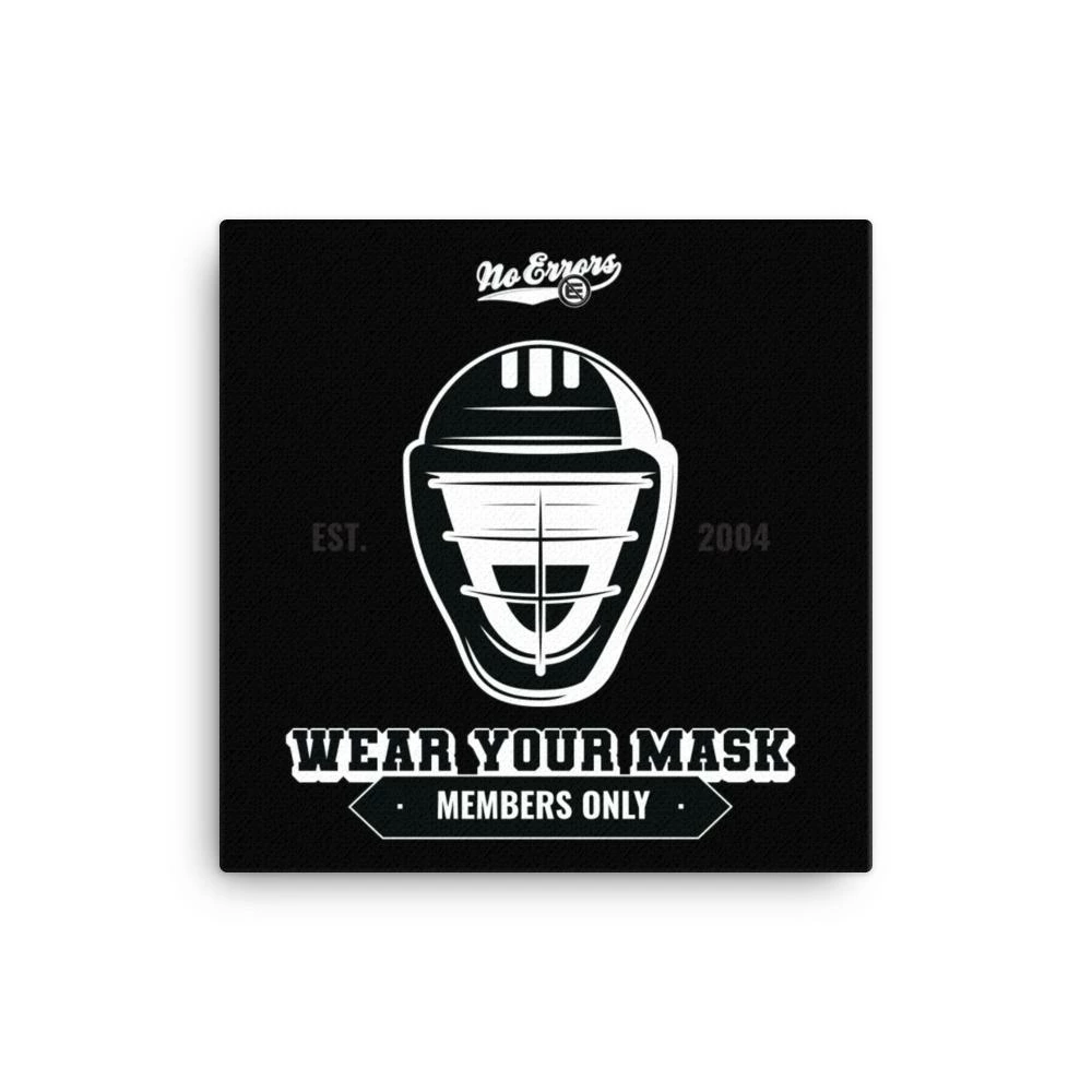 No Errors Sports Wear Your Mask Wall Canvas - Image 3