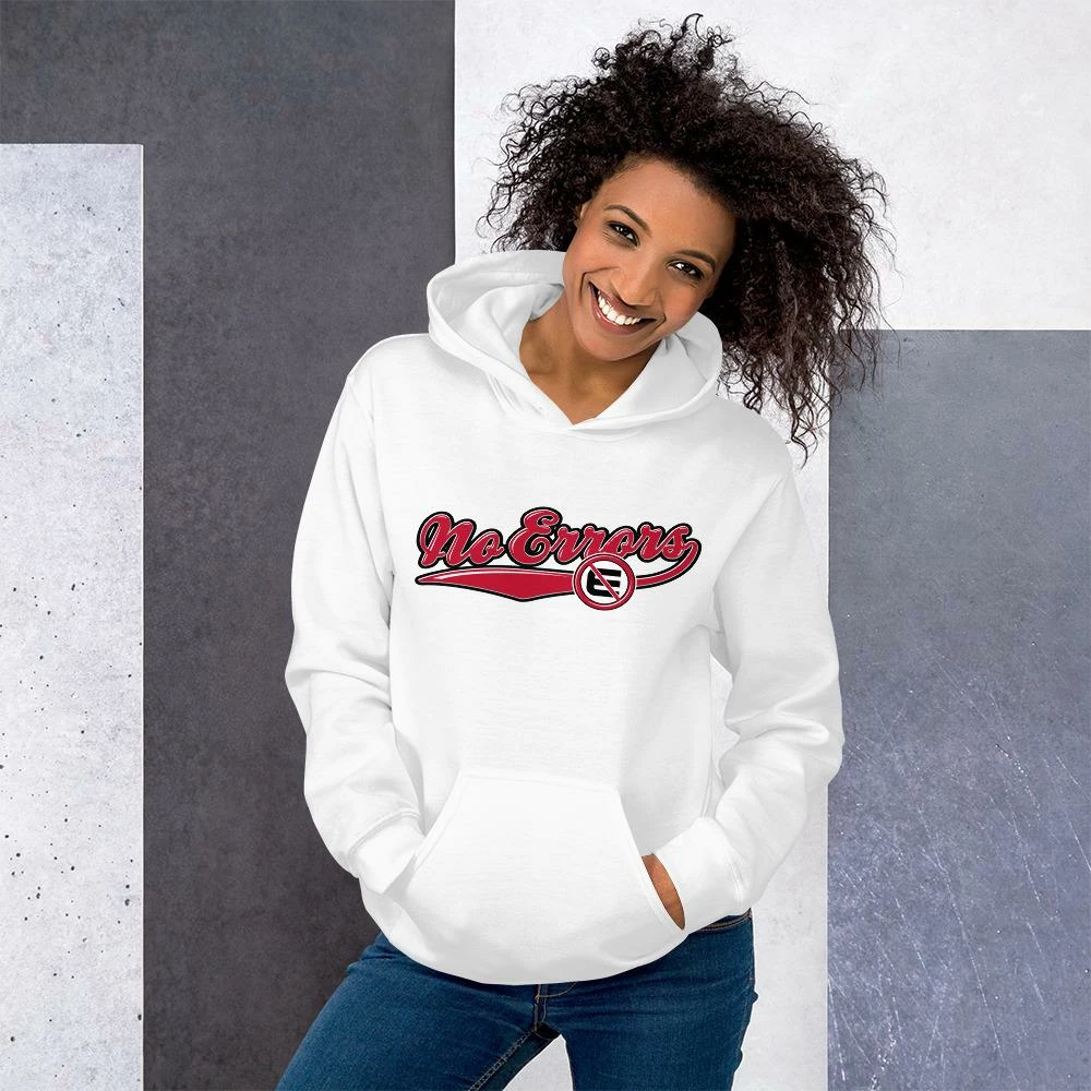 No Errors Script Logo Unisex Hoodie - Image 8