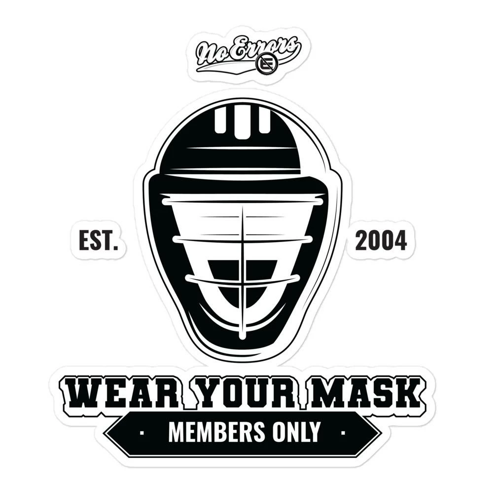 Wear Your Mask Bubble-free Stickers - Image 2