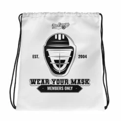Wear Your Mask Drawstring Bag